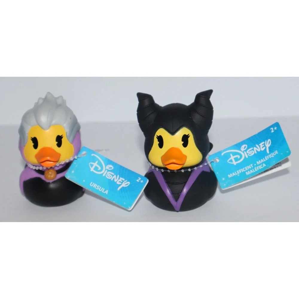 Disney Villains MALEFICENT & URSULA  Rubber Ducks Cruise Set of 2 NEW